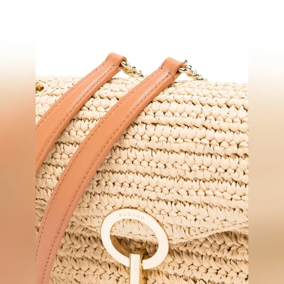 SANDRO Yza woven shoulder bag - Picture 3 of 9